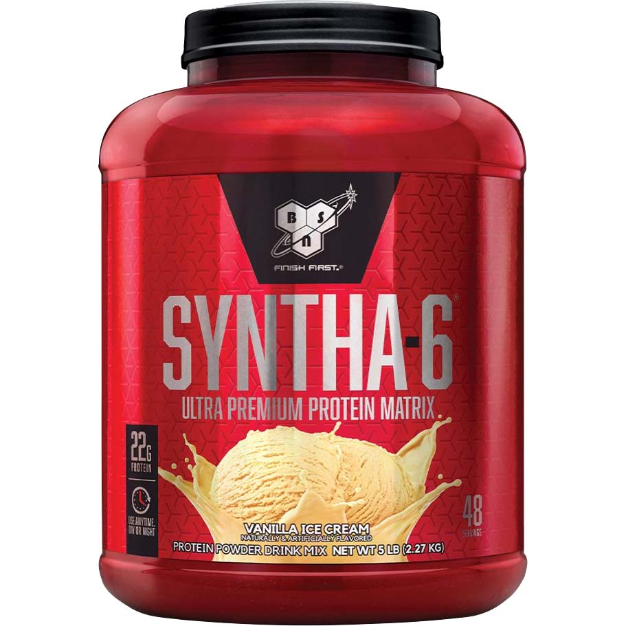 BSN SYNTHA 6 5LB VANILLA ICE CREAM SERV 48