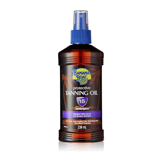BANANA BOAT SPF15 PROTECTIVE TANNING OIL 236ML