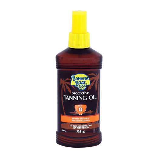 Banana Boat Spf8 Protective Tanning Oil 236ml