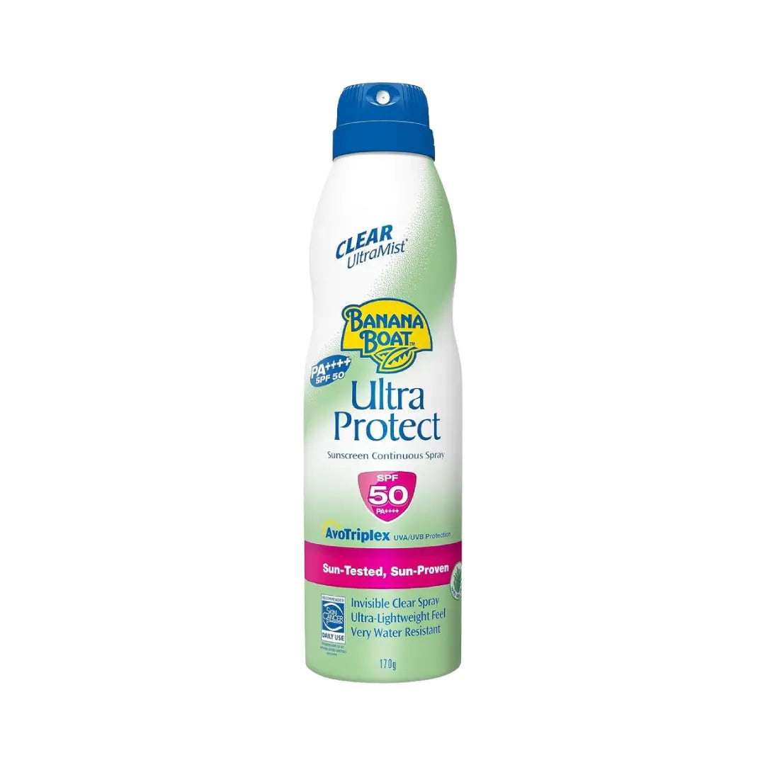 Banana Boat Ultra Protect SPF50 Sunscreen Spray 170g – Broad Spectrum Sun Protection Mist