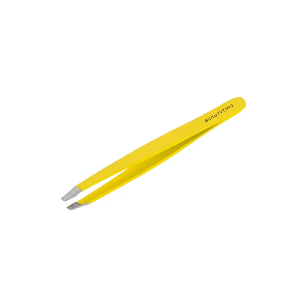 Beautytime Slant Precision Tweezers BT120 stainless steel tweezers