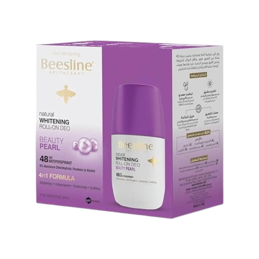 Beesline Whitening Deo Roll On Beauty Pearl 48HR 50ML 1+1 Offer