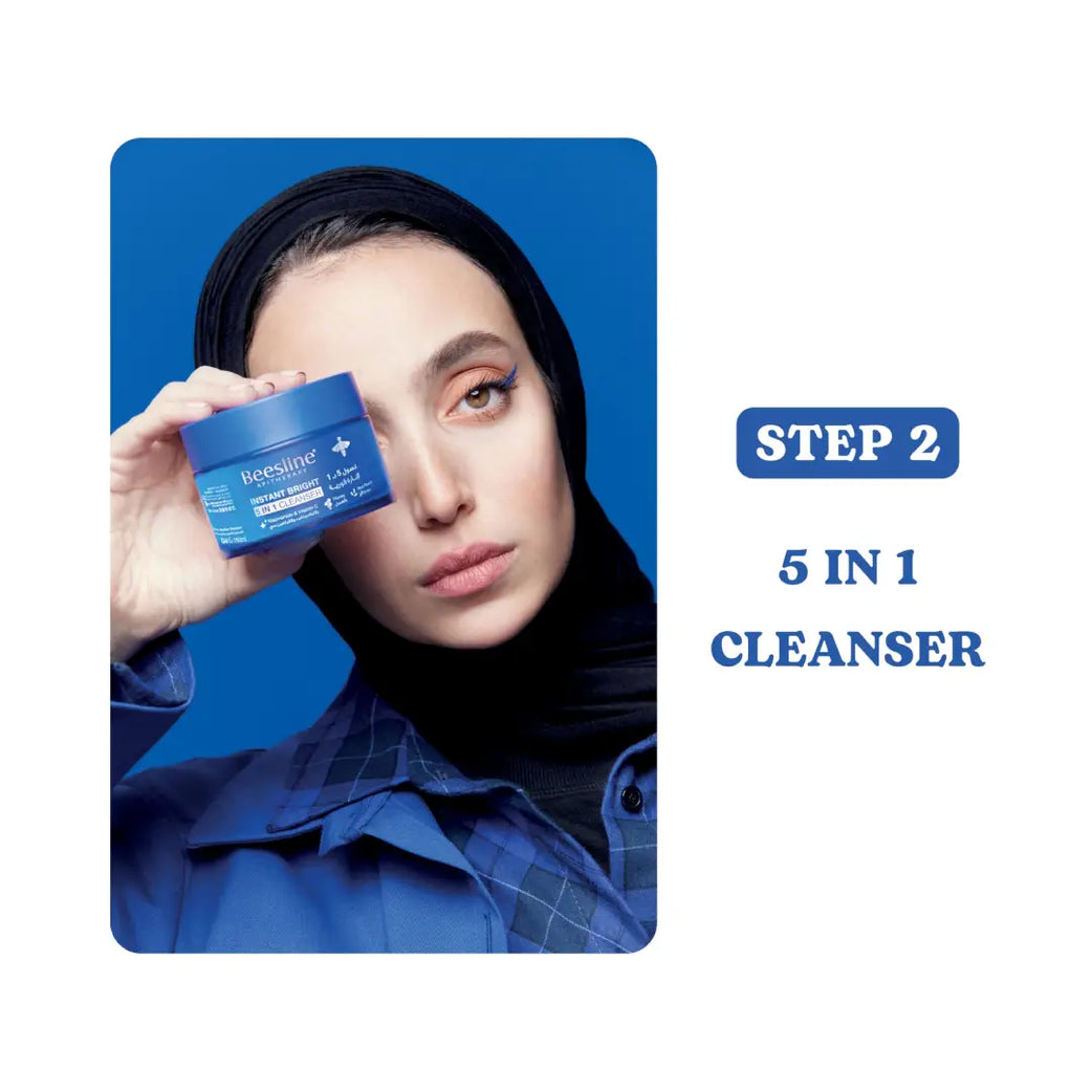 Beesline 5-in-1 Instant Bright Cleanser 150ml – Brightening Facial Cleanser