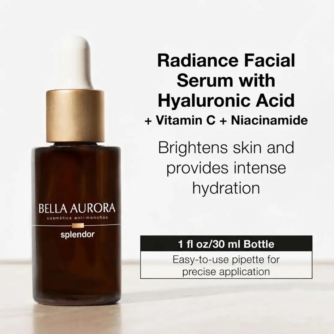Bella Aurora Splendor Radiance & Anti-Ox Serum 30ml – Vitamin C, Hyaluronic Acid & Niacinamide