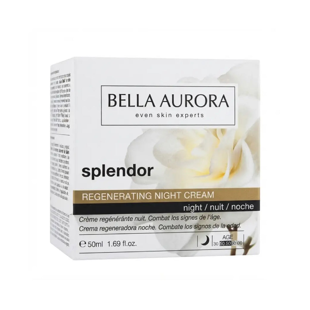 Bella Aurora Splendor Regenerating Night Cream 50ml – Moisturizing & Smoothing Face Cream