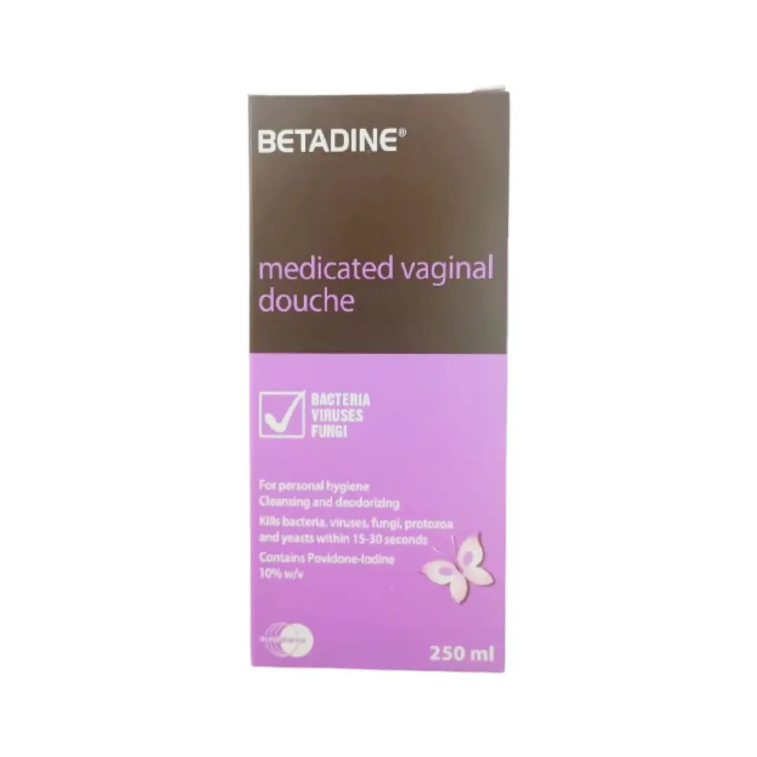 Betadine Vaginal Douche 250ml – Antibacterial Intimate Wash