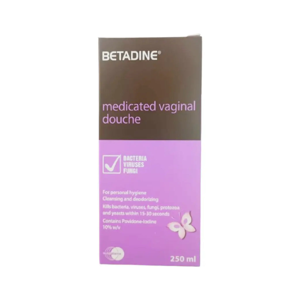 Betadine Vaginal Douche 250ml – Antibacterial Intimate Wash