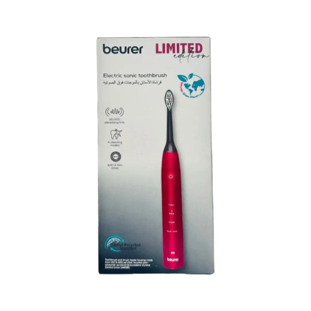 Beurer SC30 Green Planet Limited Edition Sonic Electric Toothbrush with 4 Cleaning Modes