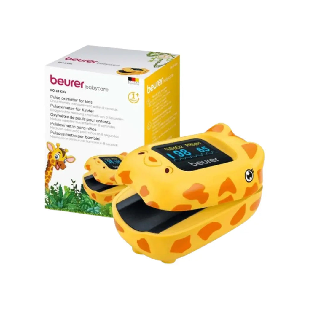 Beurer Kids Pulse Oximeter PO 13 – Pediatric Fingertip SpO₂ & Pulse Rate Monitor for Children