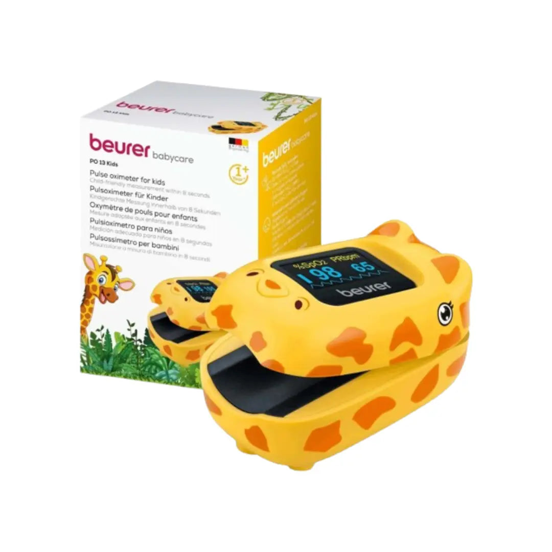 Beurer Kids Pulse Oximeter PO 13 – Pediatric Fingertip SpO₂ & Pulse Rate Monitor for Children