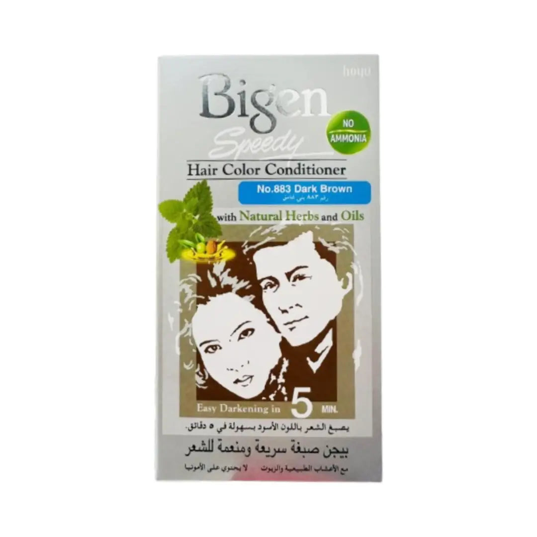 Bigen Speedy Hair Color Conditioner Dark Brown 883 40G