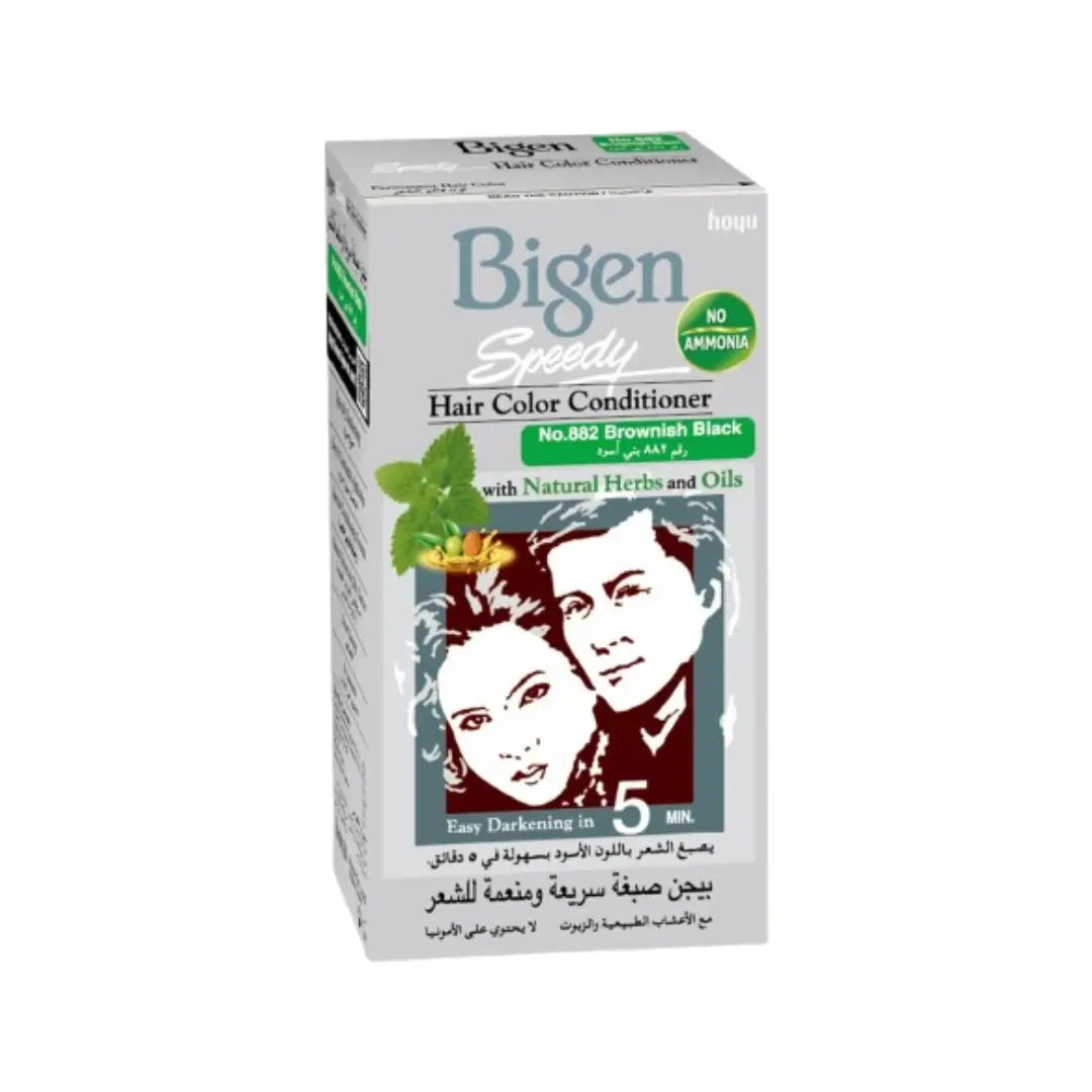 Bigen Hair Color Conditioner 80G Brownish Black No.882