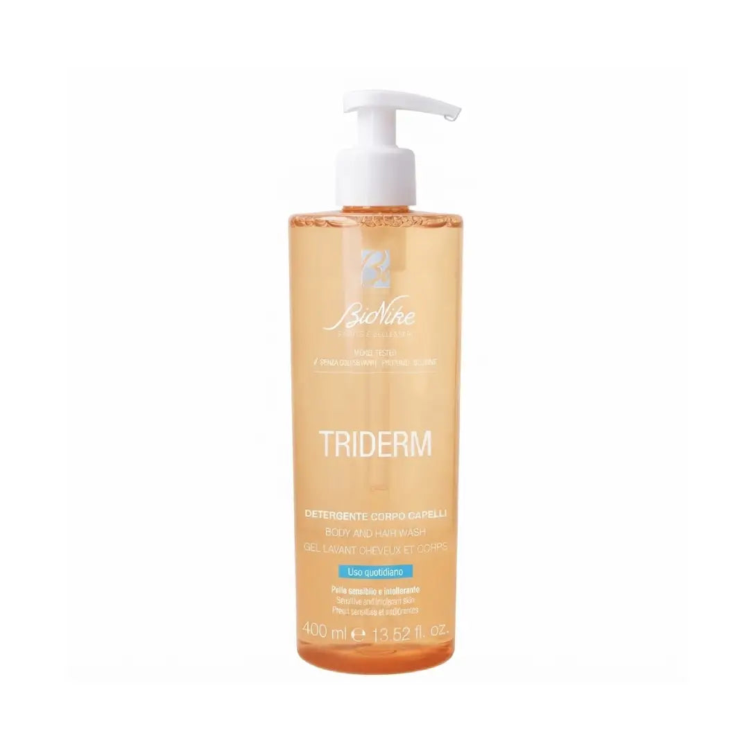 BioNike Triderm Body & Hair Wash 400ml – Gentle Hair & Body Cleanser