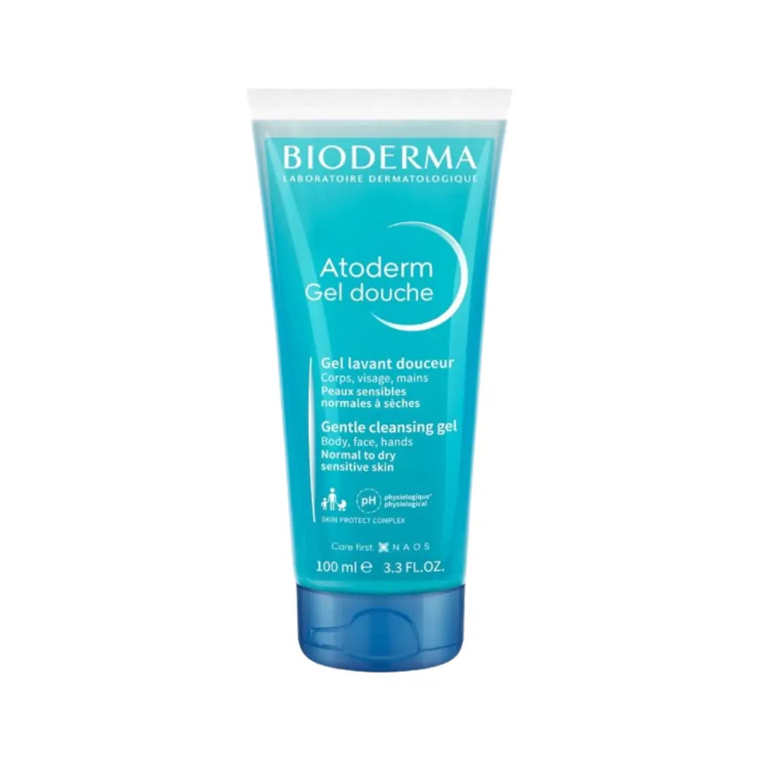 Bioderma Atoderm Gel Douche Gentle Cleansing Gel 100ml Soap Free Shower Gel for Sensitive Skin