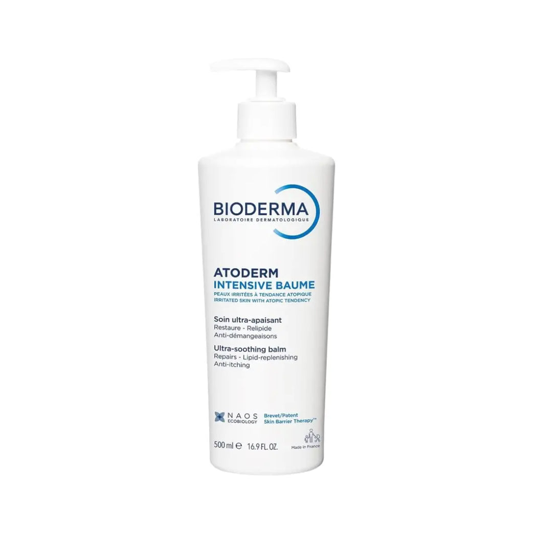 Bioderma Atoderm Intensive Ultra Balm Pump 500ml nourishing moisturizer for very dry sensitive skin