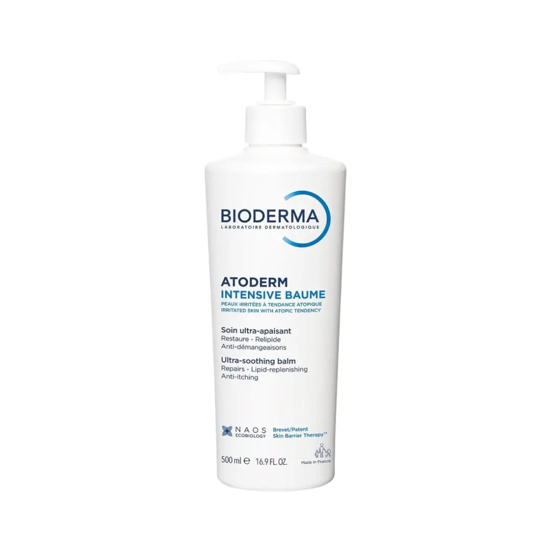 Bioderma Atoderm Intensive Ultra Balm Pump 500ml nourishing moisturizer for very dry sensitive skin