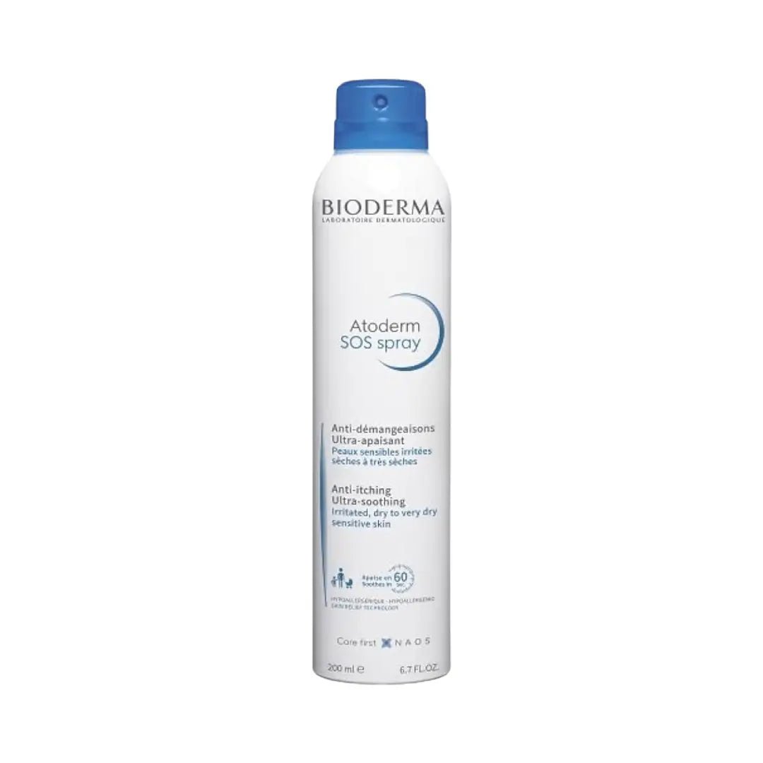 Bioderma Atoderm SOS Spray 200ml – soothing spray for dry, sensitive, and irritated skin relief