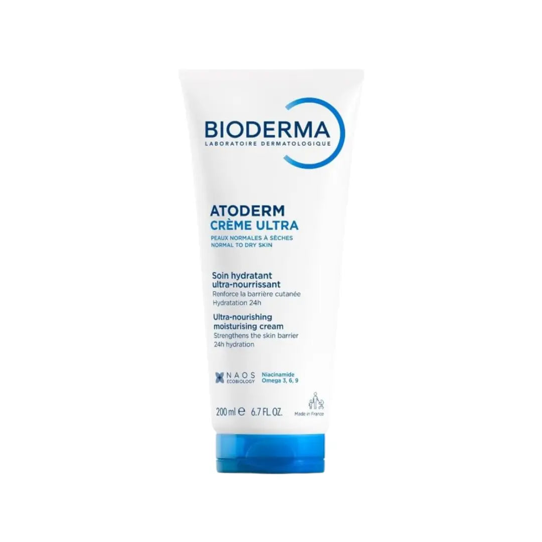 Bioderma Atoderm Ultra Cream 200ml – Ultra-Nourishing Moisturizing Cream for Normal to Dry Sensitive Skin