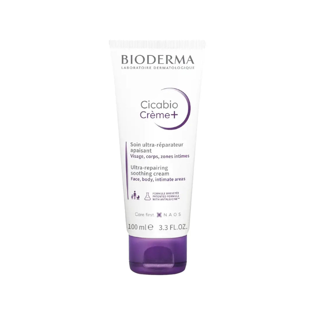 Bioderma Cicabio Creme+ Ultra Repairing Soothing Cream 100ml Hydrating Skin Barrier Care Cream