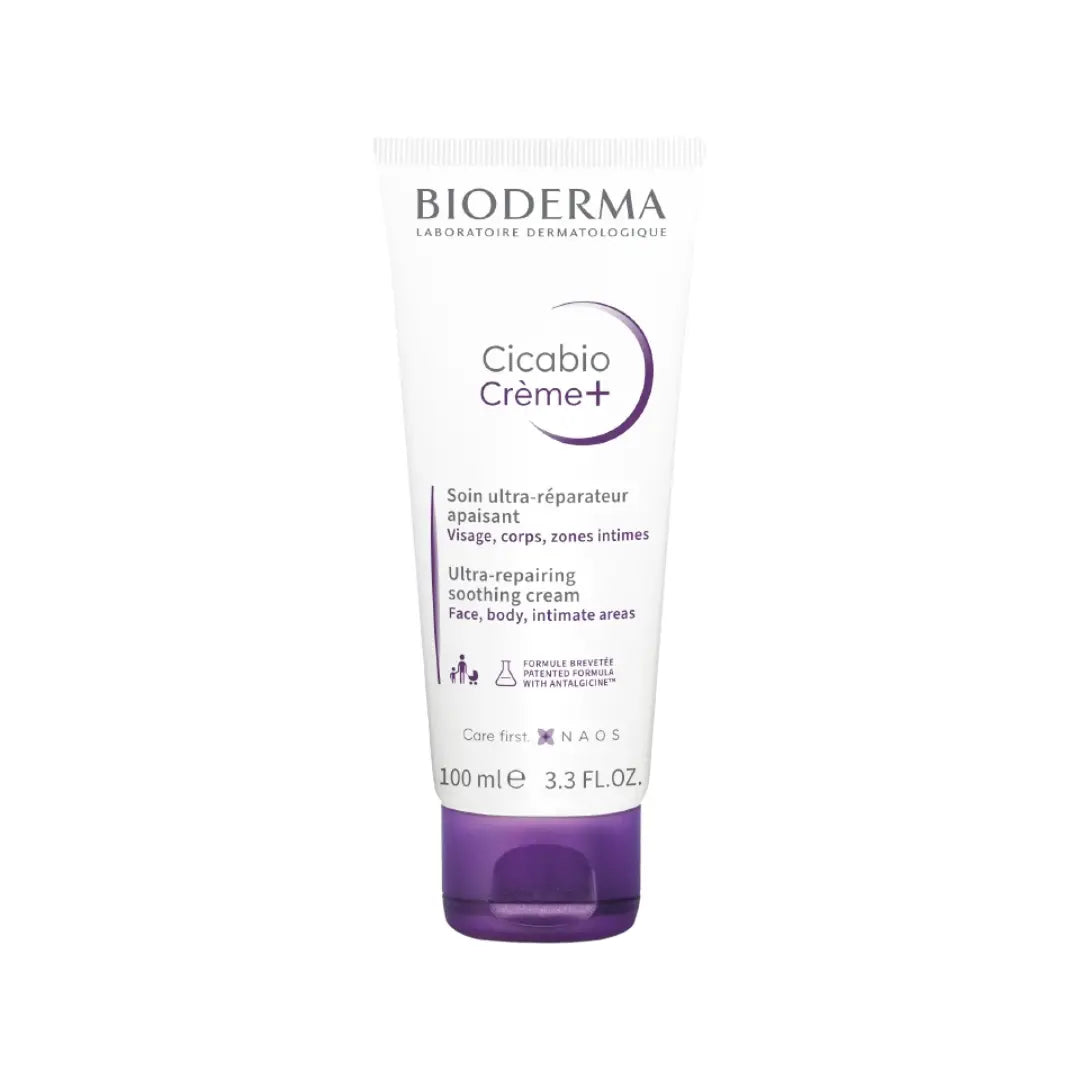 Bioderma Cicabio Creme+ Ultra Repairing Soothing Cream 100ml Hydrating Skin Barrier Care Cream