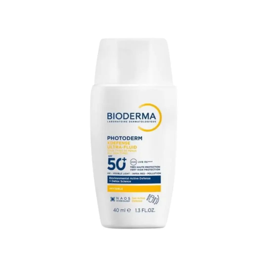 Bioderma Photoderm XDefense Ultra-Fluid SPF50+ Invisible 40ml – Lightweight Sunscreen for Daily Protection