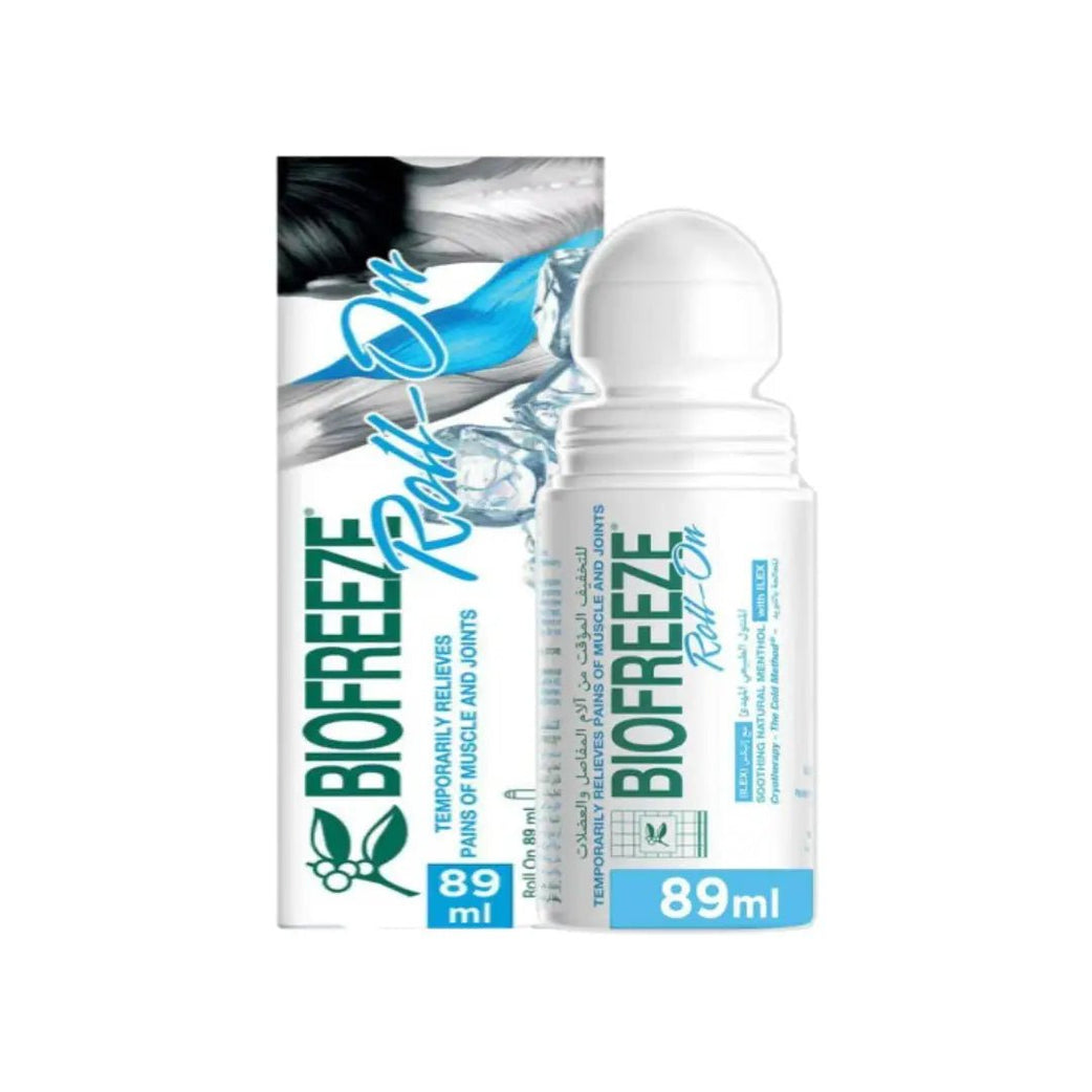 Biofreeze Roll-On 89ml – fast-acting topical roll-on for muscle and joint pain relief