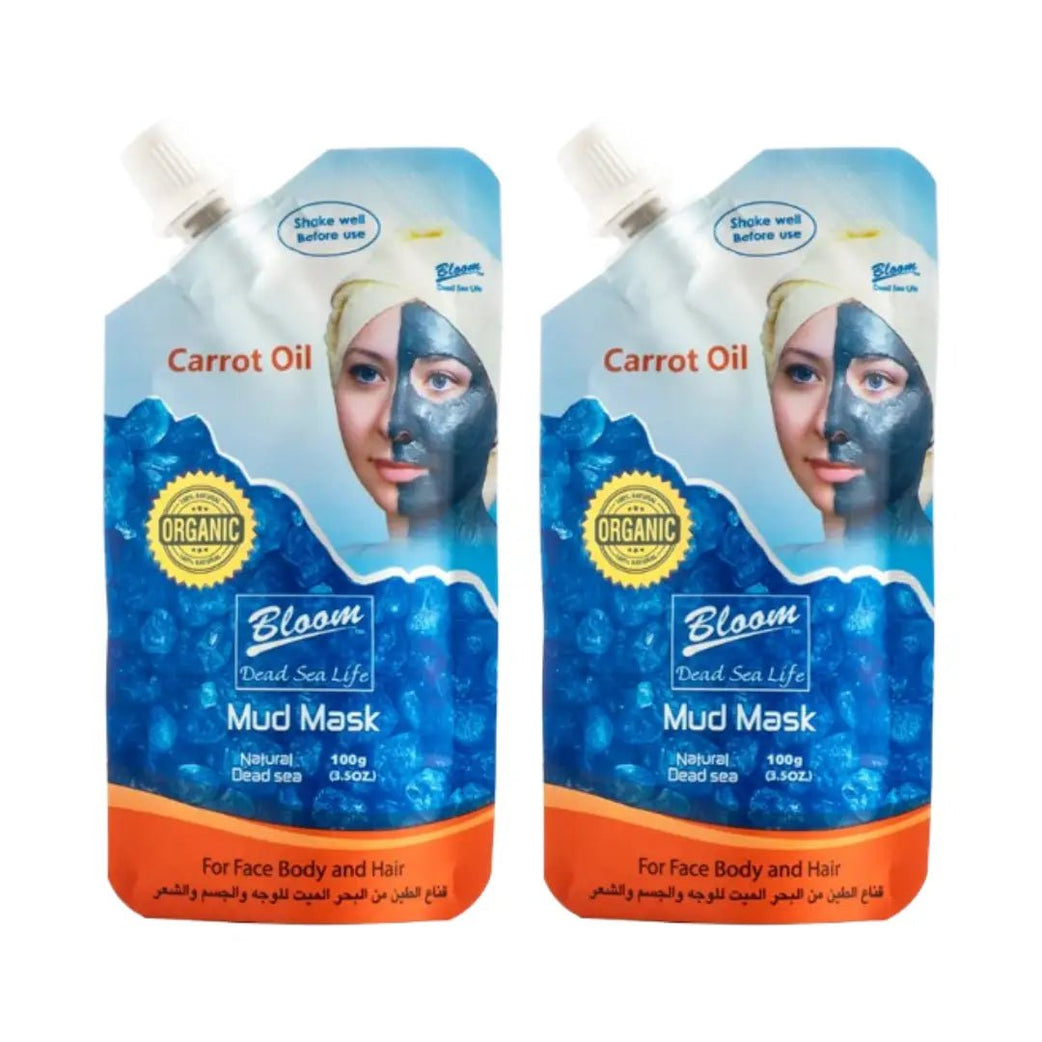 Bloom Mud Mask Carrot Oil 100G 1+1 Offer