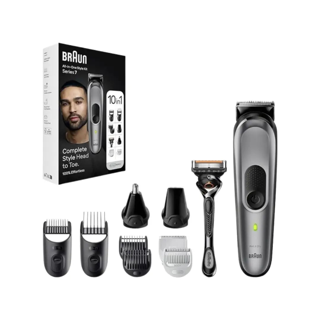 Braun All-in-One Style Kit Series 7 MGK7420 – 10-in-1 Grooming Kit for Beard, Hair & Body