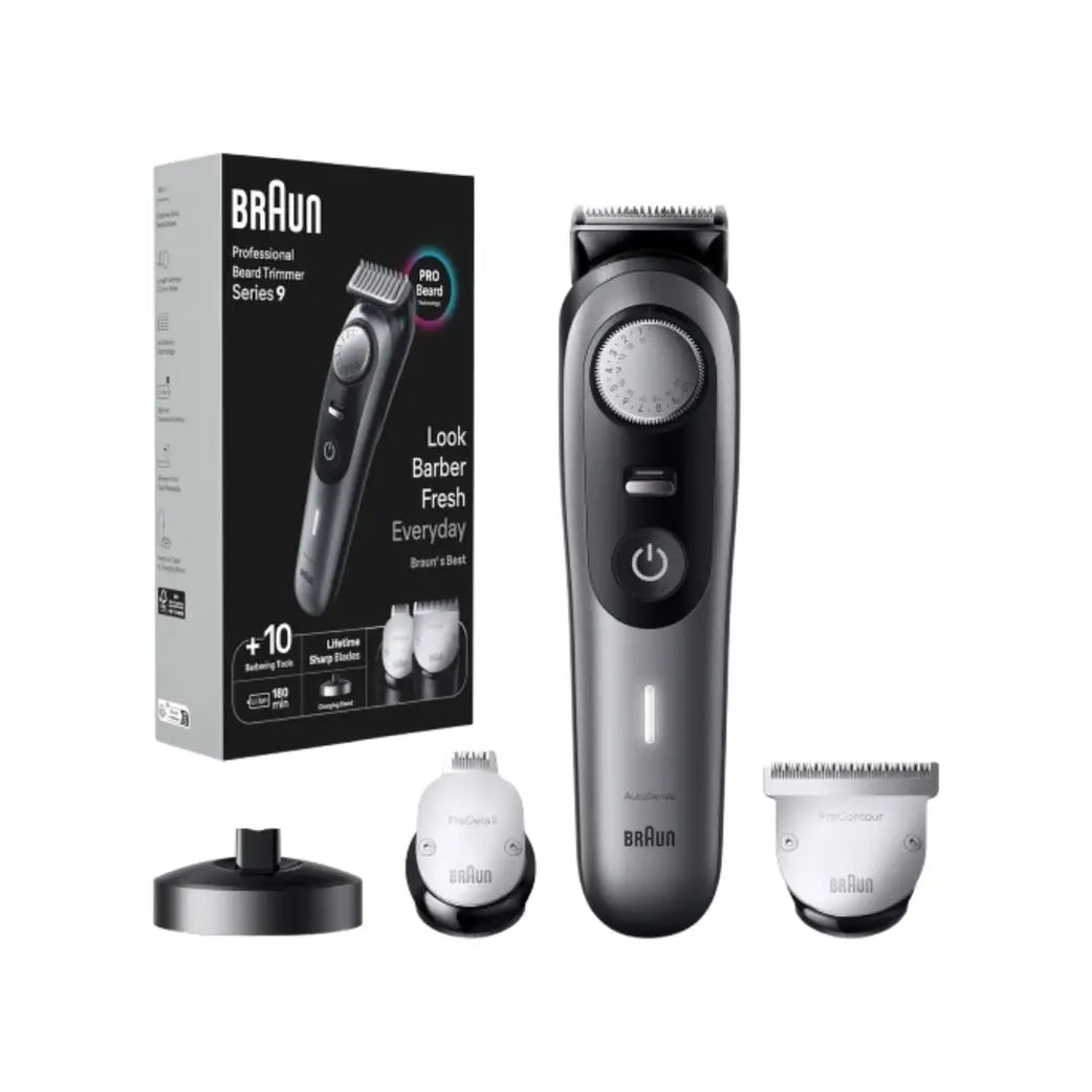 Braun Beard Trimmer Series 9 BT9420 – Premium Precision Grooming Trimmer with 40 Length Settings