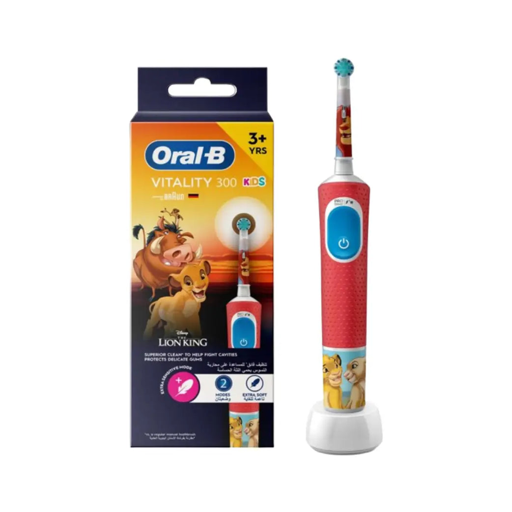 Oral-B Vitality Kids Rechargeable Electric Toothbrush Lion King – Braun Rechargeable Toothbrush for Children