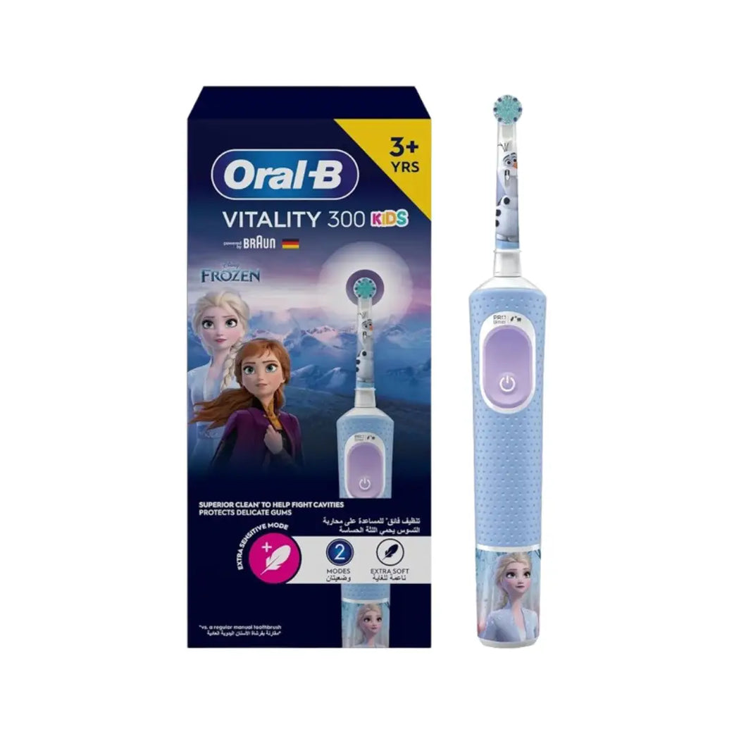 raun Oral-B Vitality 300 Frozen Kids Rechargeable Toothbrush – Electric Toothbrush for Children