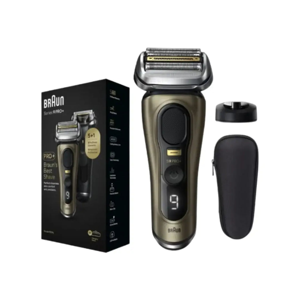 Braun Series 9 Pro+ Wet & Dry Electric Shaver 9519s – Premium Rechargeable Razor with Precision Trimmer