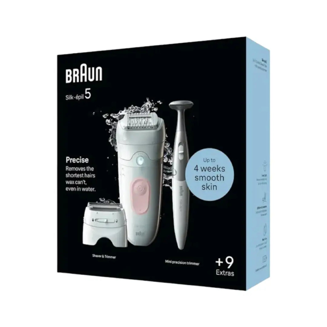 Braun Silk-épil 5 SE5-230 Epilator – Cordless Hair Removal Device for Long-Lasting Smooth Skin