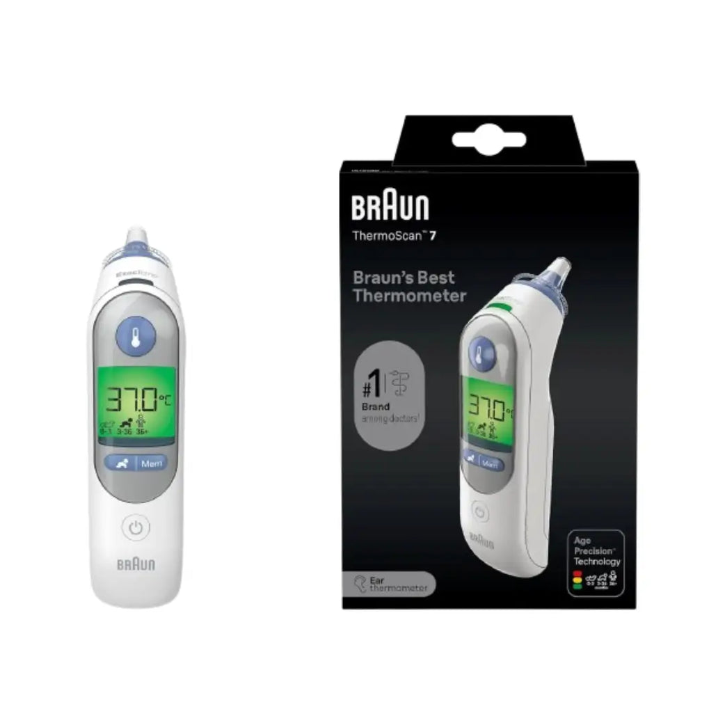 Braun ThermoScan 7 Ear Thermometer IRT6520 – Digital Infrared Thermometer with Age Precision Technology