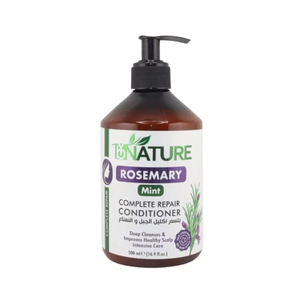 By Nature Rosemary Mint Complete Repair Conditioner 500ml – Hydrating & Smoothing Hair Conditioner for All Hair Types