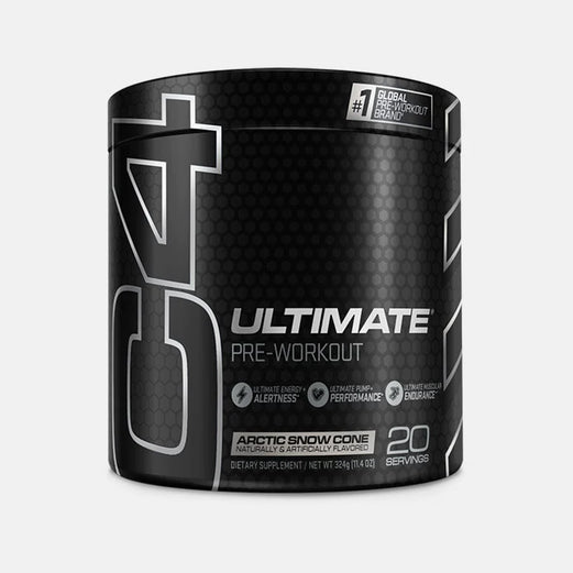 C4 Ultimate Pre-Workout Powder 20 Servings – Strawberry Watermelon & Arctic Snow Cone