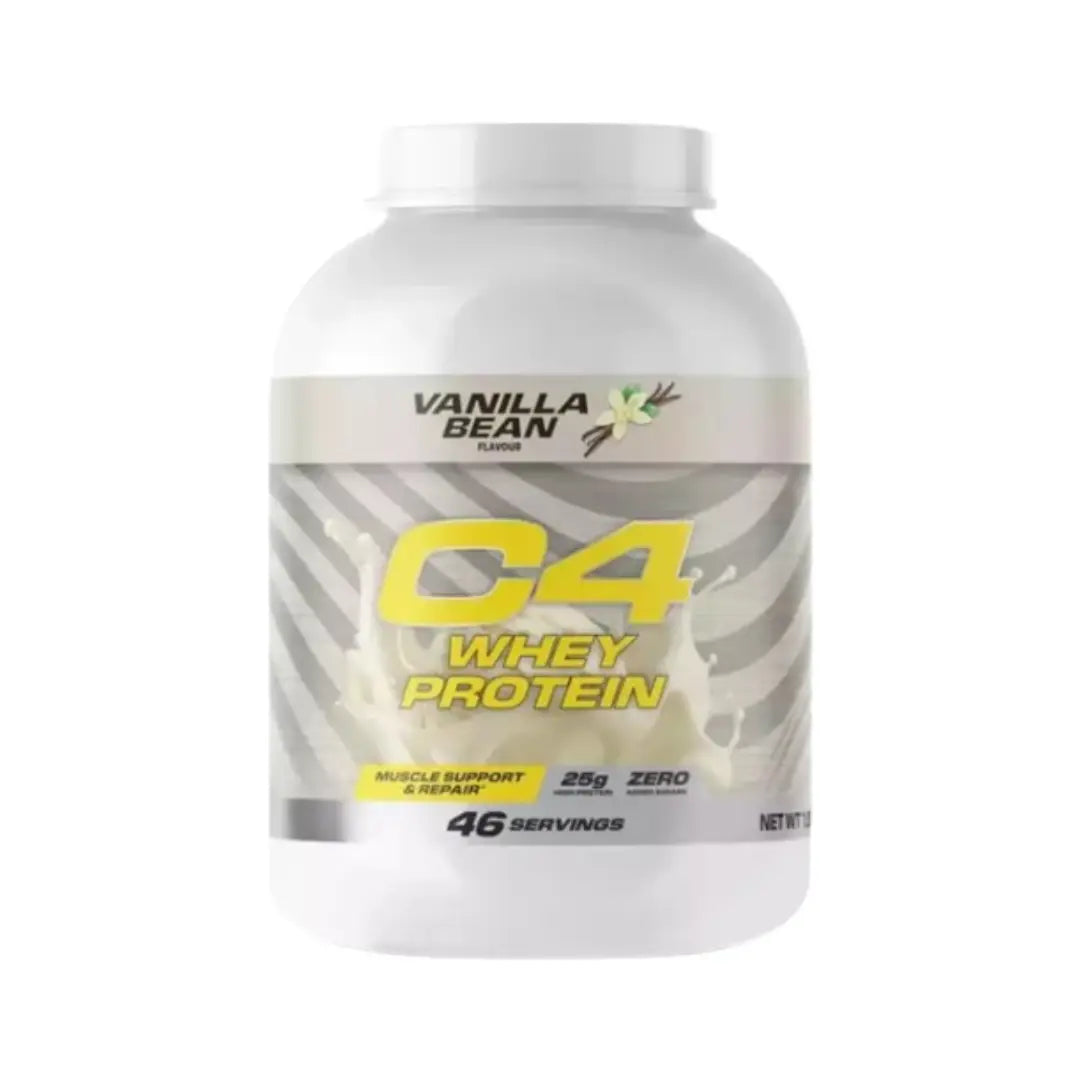 C4 Whey Protein powder for muscle support and recovery