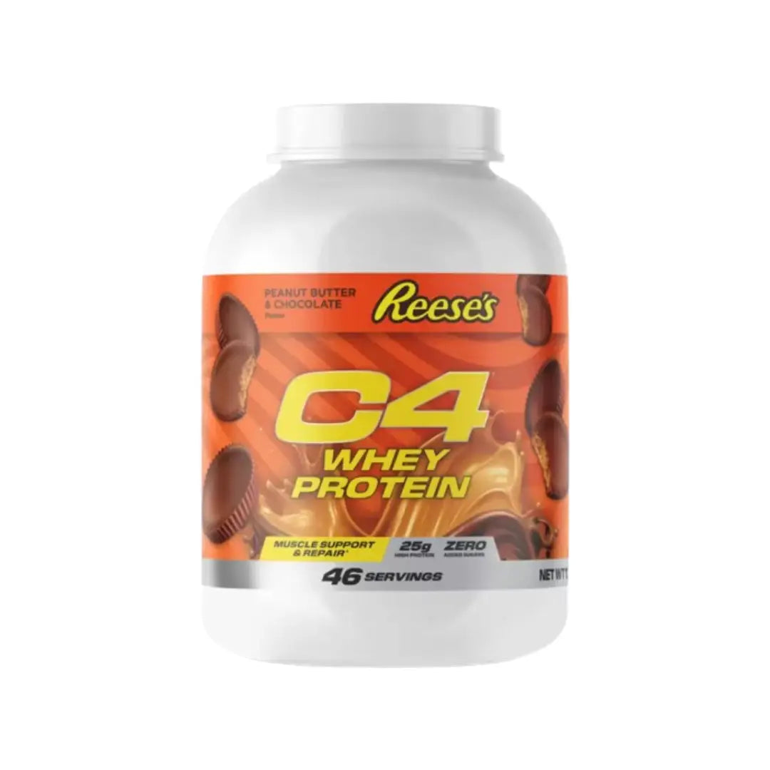 C4 Whey Protein powder for muscle support and recovery