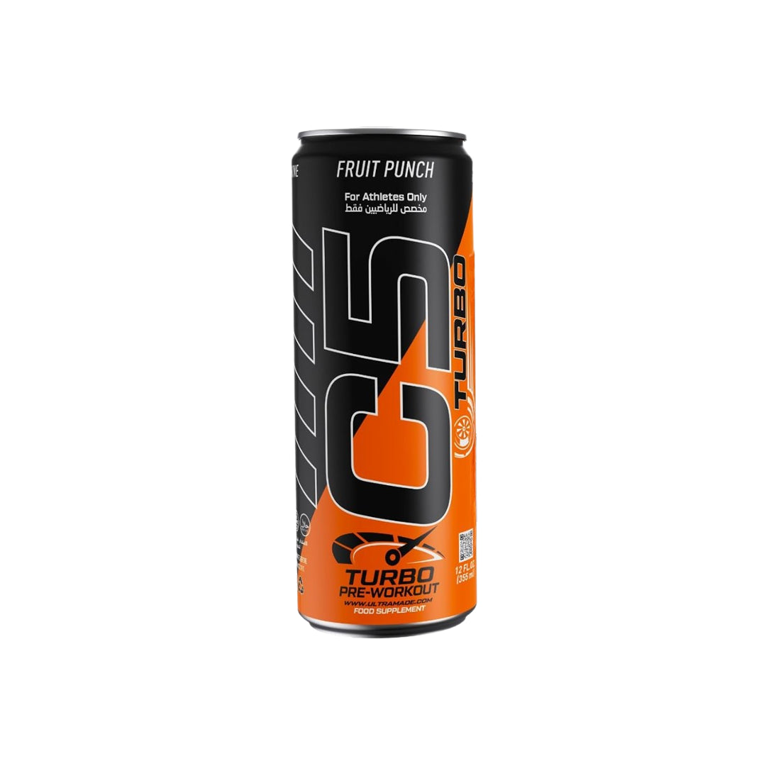 C5 Pre-Workout Turbo Drink Fruit Punch 355ml