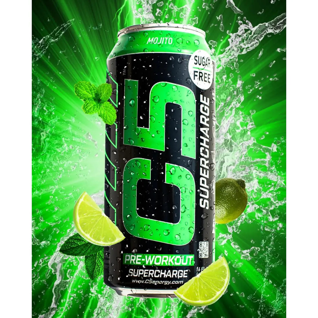 C5 Preworkout Supercharge Drink Mojito 473mL