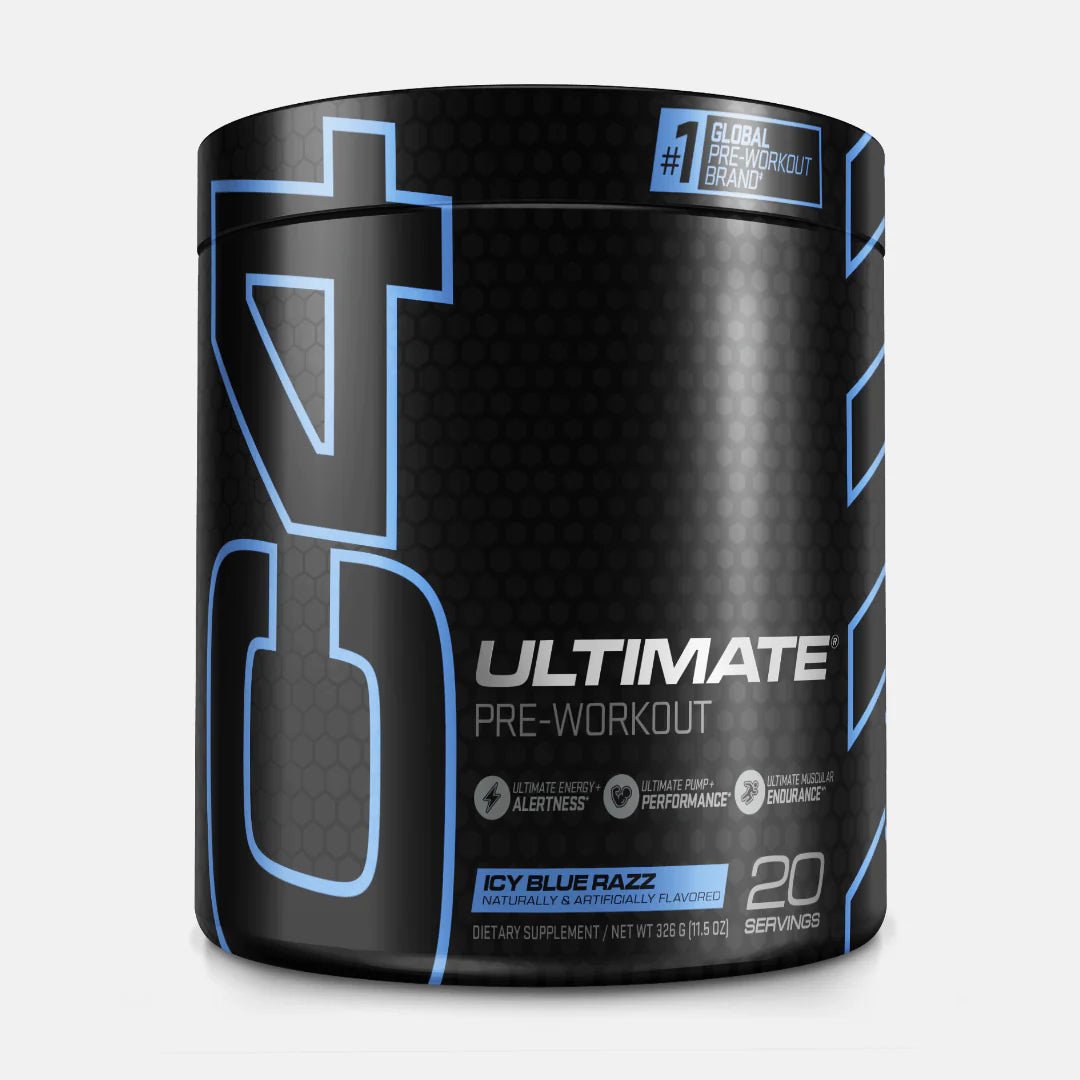 C4 Ultimate Pre-Workout Powder 20 Servings – Strawberry Watermelon & Arctic Snow Cone