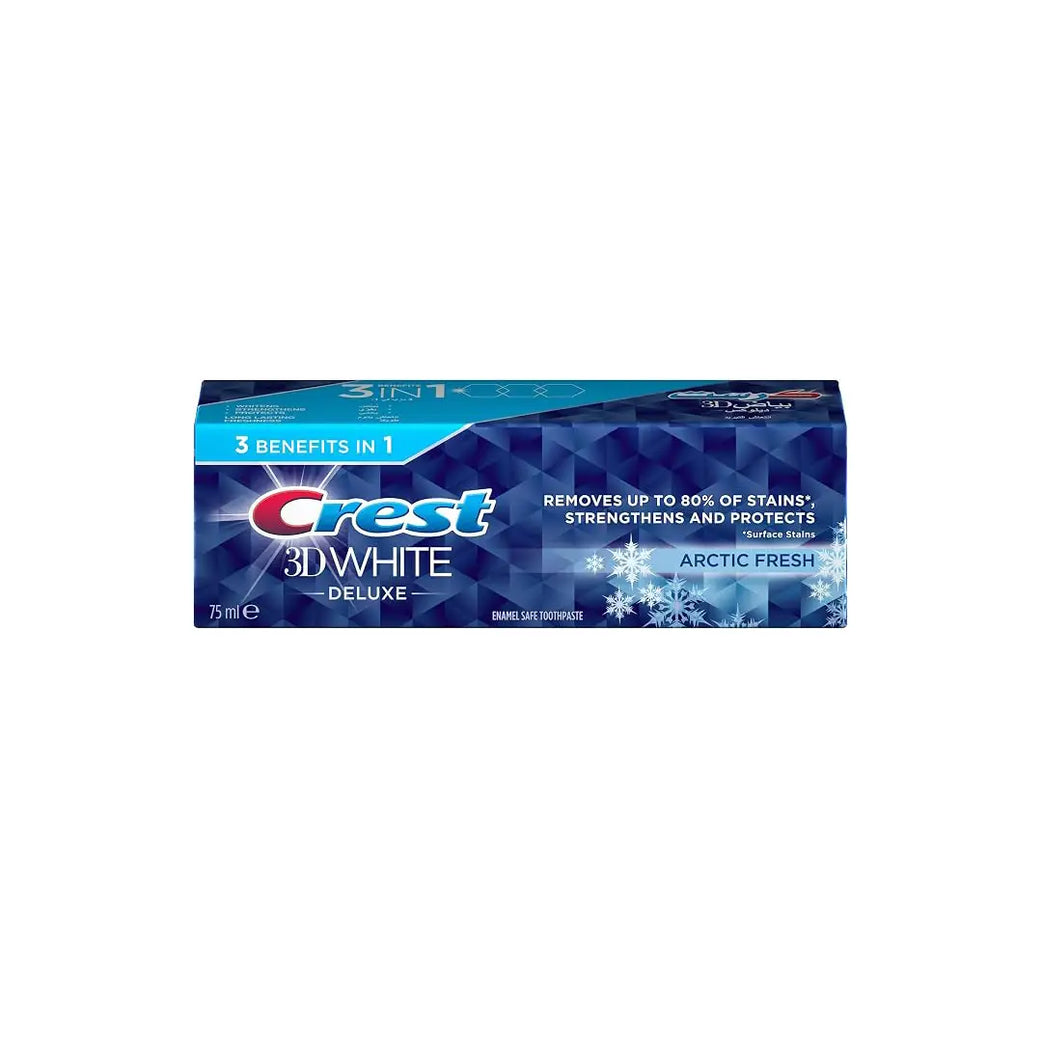 Crest 3D White Deluxe Arctic Fresh Toothpaste 75ml