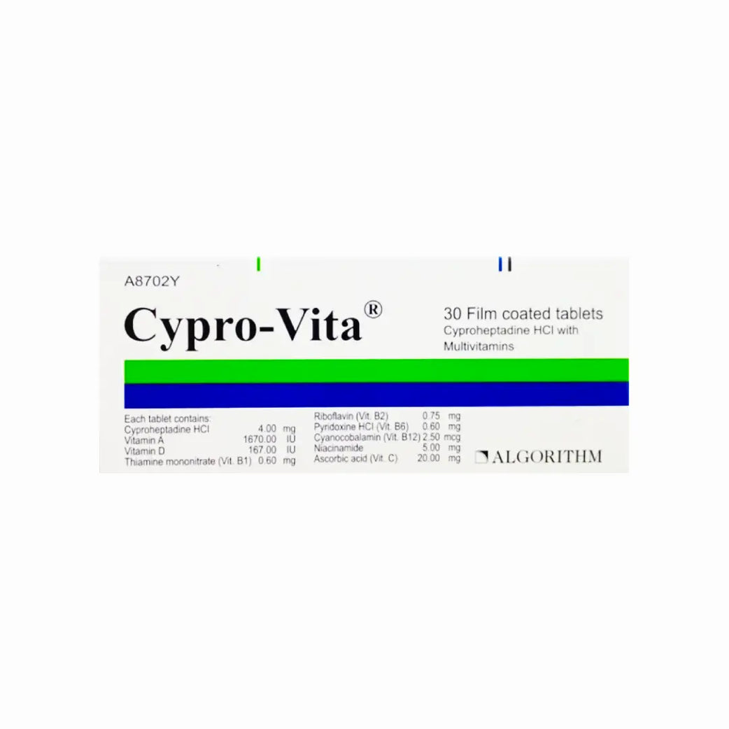 CYPRO-VITA Film Coated Tablets 30s – Complete Daily Multivitamin
