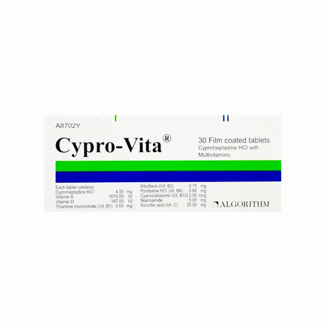 CYPRO-VITA Film Coated Tablets 30s – Complete Daily Multivitamin