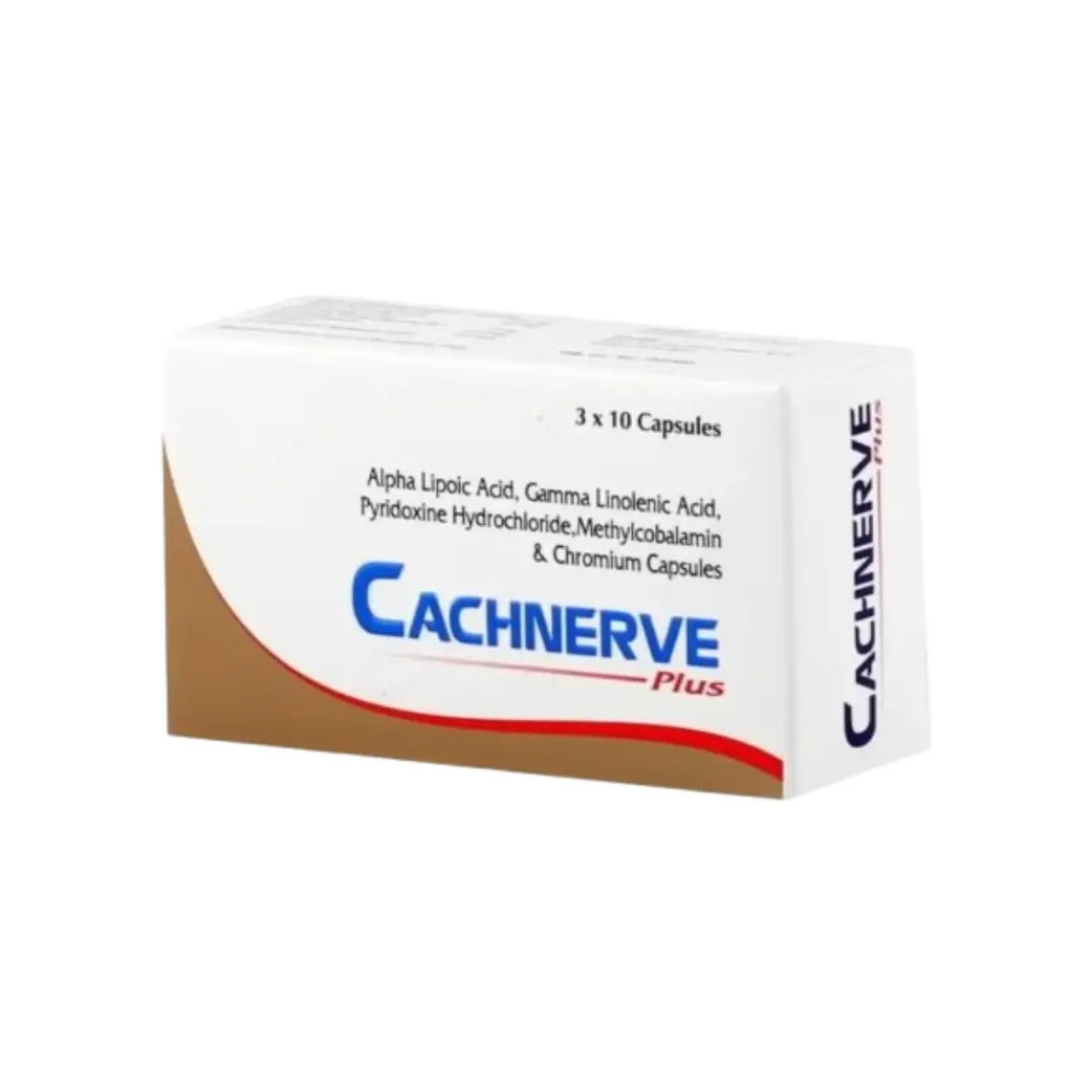 Cachnerve Plus Capsules 30 Count – Multinutrient Supplement for Daily Nutritional Support