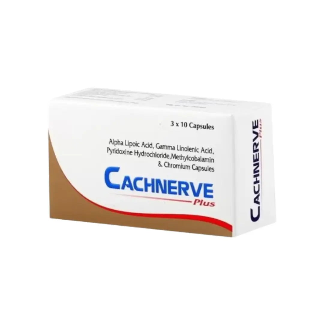 Cachnerve Plus Capsules 30 Count – Multinutrient Supplement for Daily Nutritional Support
