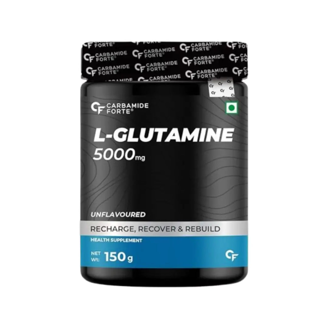 Carbamide Forte L-Glutamine Powder 5000 mg Unflavoured – Amino Acid Supplement | 150 g (30 Servings)
