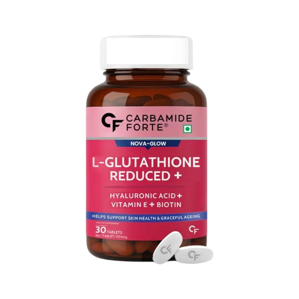 Carbamide Forte L-Glutathione Reduced+ Tablets – Antioxidant Supplement | 30 Tablets