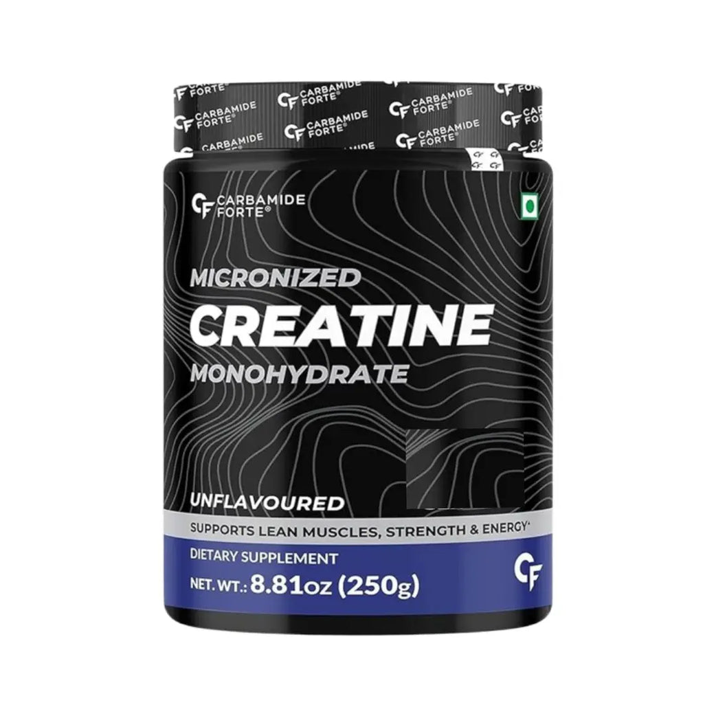 Carbamide Forte Micronized Creatine Monohydrate 250 g – Unflavoured Powder | 83 Servings