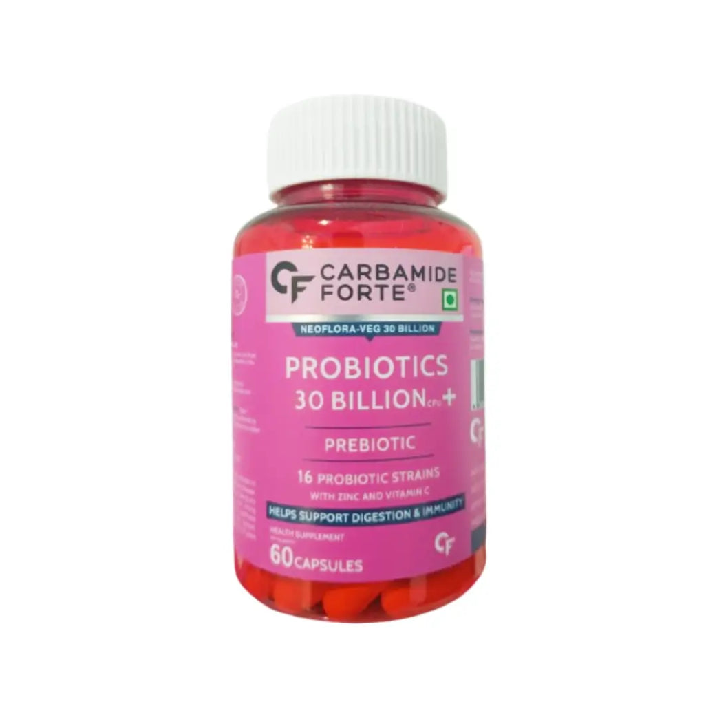 Carbamide Forte Probiotics 30 Billion CFU Tablets – 16 Strain Formula - 60 Tablets
